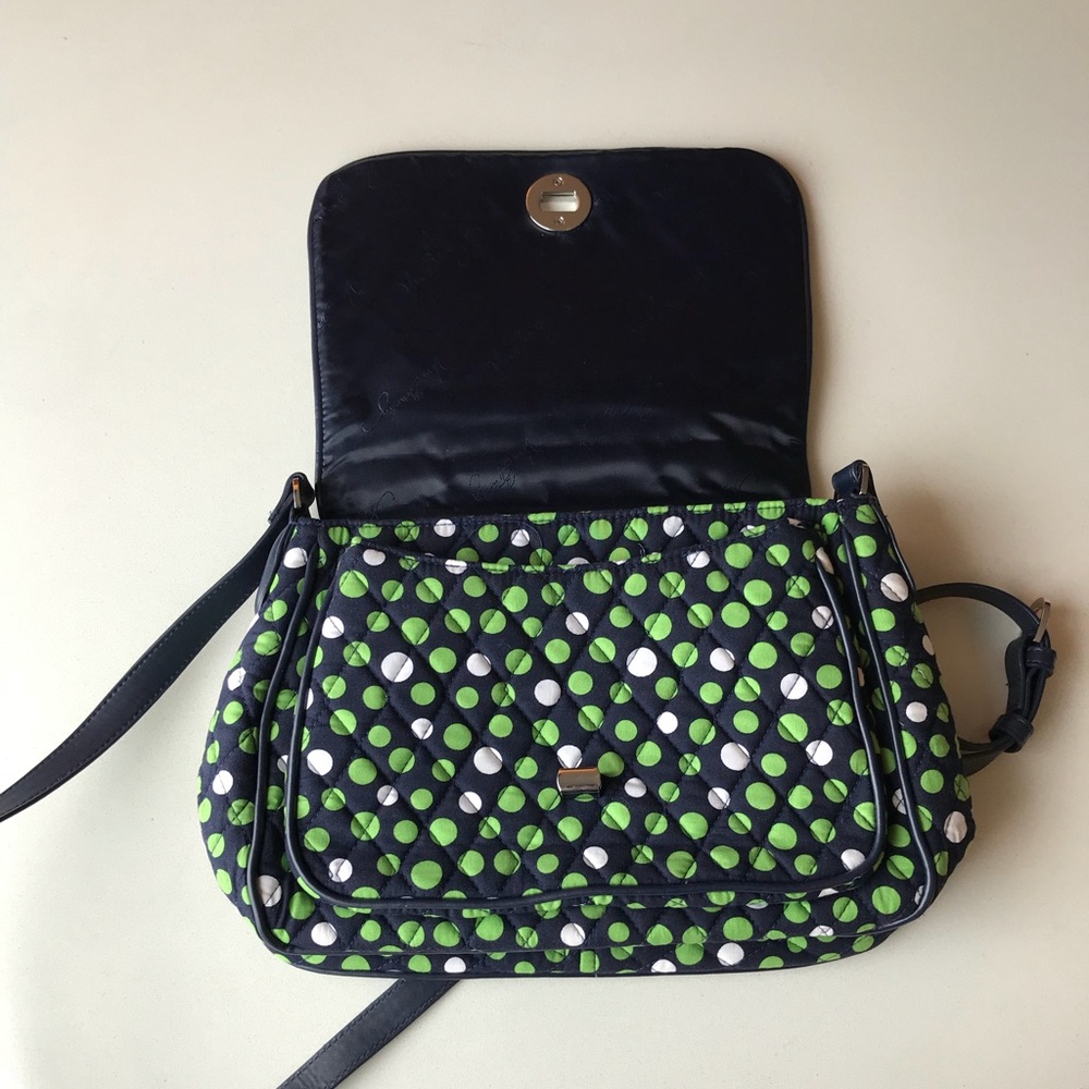Vera Bradley Crossbody Bay Green&Blue - Picture 7 of 8